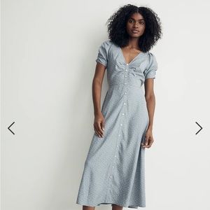Madewell Button Front Midi Dress